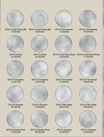 Whitman H.E. Harris Coin Folder - National Park Quarters Collection #1: 2010-2015 2880