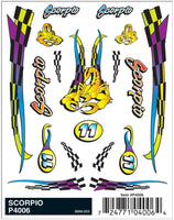 PineCar Scorpio Decal 4006