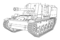 1/72 ACE Model Mk.61 105mm Self-Propelled Howitzer 72453