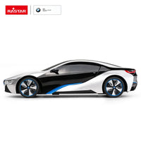 1/24 Rastar Exotic R/C BMW I8 - Silver 48400S