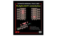 1/35 Ryefield Models 3D Printed Workable Track Links Pz.Kpfw.III/IV Winterketten 2018