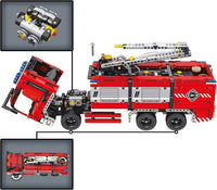 Mechanical Master Bricks Fire Truck with Water Spraying (1288 pcs) 6805