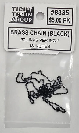 Tichy Train Brass Chain Black 32 LPI 8335