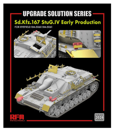 1/35 Ryefield Models Upgrade Set for 5060 & 5061 Stug.IV Early Production 2025