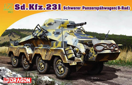 1/72 Dragon Model Sd.Kfz. 231 Schwerer Panzerspähwagen (8-Rad) 7483