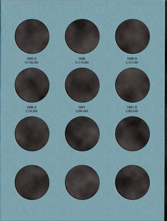 Whitman Coin Folder - Liberty Walking Half Dollars Collection #2: 1937-1947 9027