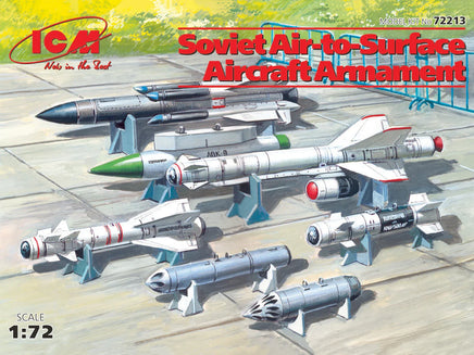 1/72 ICM Soviet Air-to-Surface Aircraft Armament 72213