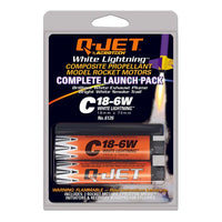 Quest C18-6W White Lightning Complete 2-Motor Launch Pack Q6126