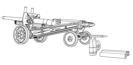 1/72 ACE Model A-19 Soviet WWII 122mm Heavy Gun 72582