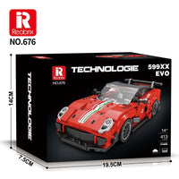 Reobrix Ferrari 599XX Evo (413 pcs) 676