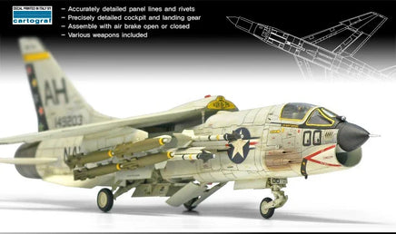 1/72 Academy USN F-8E Crusader VF-162 "The Hunters" 12521 - MPM Hobbies