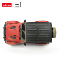 1/24 Rastar Exotic R/C JEEP Wrangler Rubicon (Muddy Version) Red 79500-4R