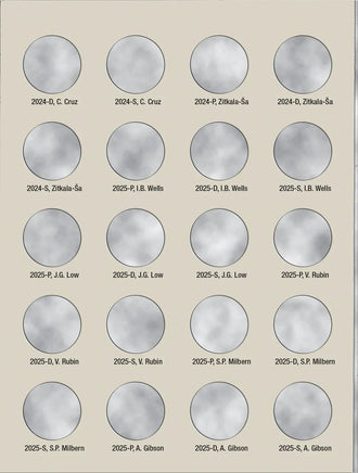 Whitman Coin Folder - Washington Quarters American Women Collection: 2022-2025 (P, D, & S Mints) 4951