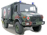 1/72 ACE Model Unimog U1300L 4x4 Krankenwagen Ambulance 72451