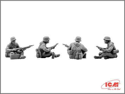 1/35 ICM German Tank Riders (1942-1945) 4 Figures 35634