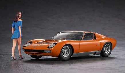 1/24 Hasegawa Lamborghini Miura P400 SV w/Italian Girl's Figure 20423 - MPM Hobbies