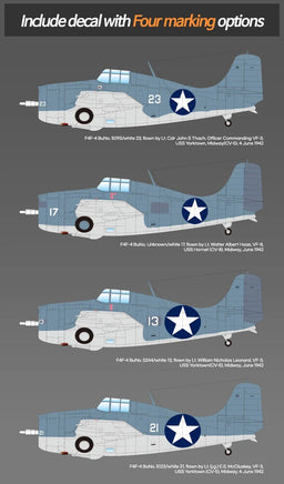 1/48 Academy USN F4F-4 Wildcat "Battle of Midway" 12355 - MPM Hobbies
