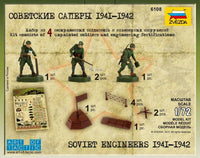 1/72 Zvezda Soviet Engineers 1941-1942 6108
