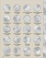 Whitman H.E. Harris Coin Folder - National Park Quarters Collection #2: 2016-2021 2881