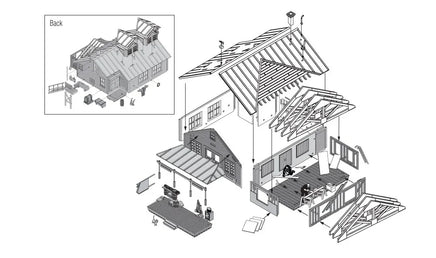O Woodland Country Store Expansion 5894 - MPM Hobbies