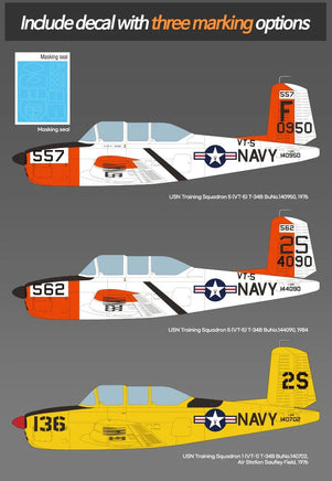 1/48 Academy USN T-34B Mentor "VT-5 Training Air Wing" 12361 - MPM Hobbies