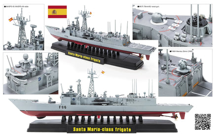1/700 AFV ADELAIDE-Class Guided Missile Frigate &  SANTA MARIA-Class Frigate SE70011