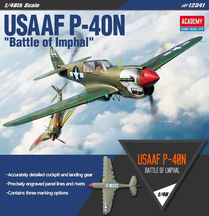 1/48 Academy USAAF P-40N "Battle of Imphal" 12341 - MPM Hobbies