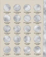 Whitman H.E. Harris Coin Folder - National Park Quarters Collection #1: 2010-2015 2880