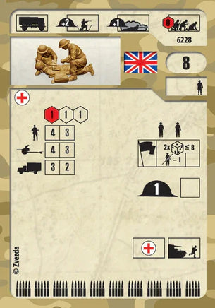 1/72 Zvezda British Medic Team 1939-1942 6228