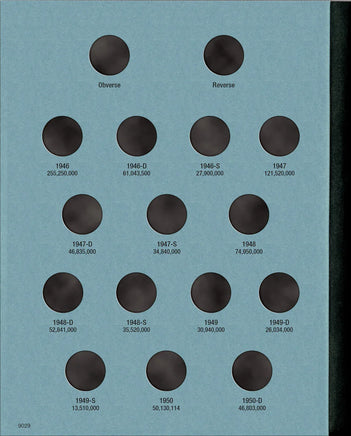 Whitman Coin Folder - Roosevelt Dimes Collection #1: 1946-1964 9029
