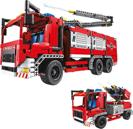 Mechanical Master Bricks Fire Truck with Water Spraying (1288 pcs) 6805