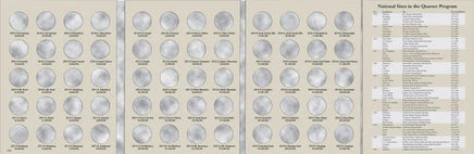 Whitman H.E. Harris Coin Folder - National Park Quarters Collection #1: 2010-2015 2880