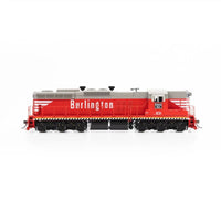 HO Rapido EMD SD9 (DC/Silent): Burlington (C&S): #837 - 50224