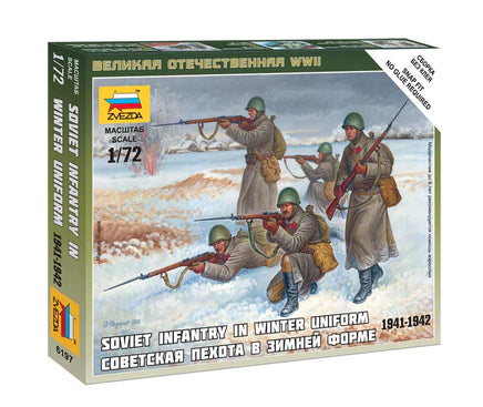 1/72 Zvezda Soviet Infantry (Winter Uniform) 6197