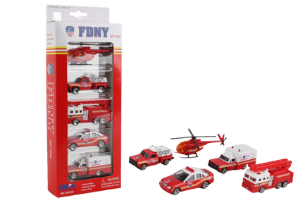 Daron FDNY 5 Piece Vehicle Gift Set - 8750
