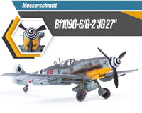 1/48 Academy Messerschmitt Bf109G-6/G-2 "JG27" 12321 - MPM Hobbies