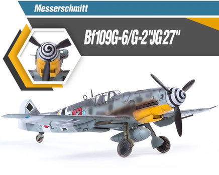 1/48 Academy Messerschmitt Bf109G-6/G-2 "JG27" 12321 - MPM Hobbies