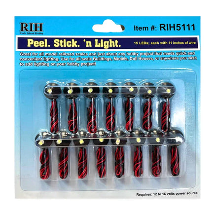 Rock Island Peel Stick 'n Light - 15pcs LED 511