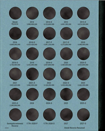 Whitman Coin Folder - Lincoln Cents Collection #4: Starting 2014 4004