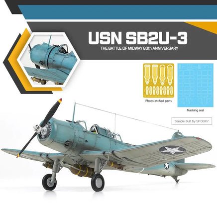 1/48 Academy USN SB2U-3 "The Battle of Midway" 80th Anniversary 12350 - MPM Hobbies