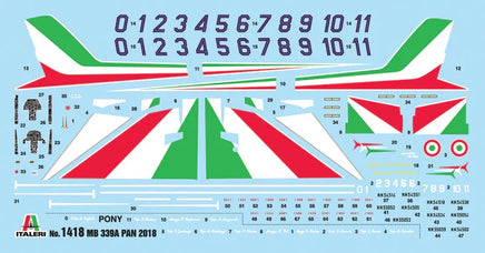 1/72 Italeri MB-339A P.A.N. 2018 Livery 1418