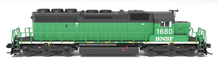 N Broadway Ltd EMD SD40-2 BNSF 1680 BN Black/Green/White w/Patch Paragon4 Sound/DC/DCC 9462