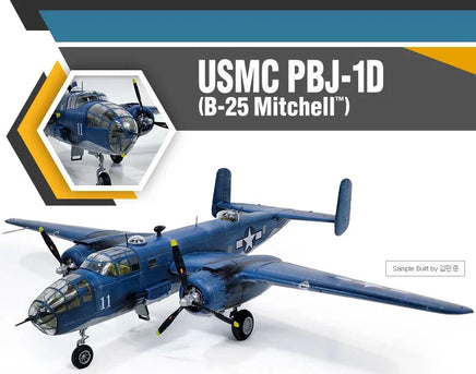 1/48 Academy USMC PBJ-1D (B-25 Mitchell) 12334 - MPM Hobbies
