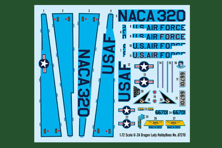 1/72 Hobby Boss U-2A Dragon Lady 87270 - MPM Hobbies