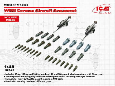 1/48 ICM WWII German Aircraft Armament 48408