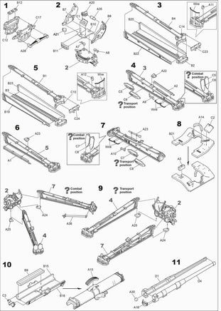 1/72 ACE Model A-19 Soviet WWII 122mm Heavy Gun 72582