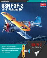 1/48 Academy US Navy Fighter F3F-2 VF-6 "Fighting Six" 12326 - MPM Hobbies