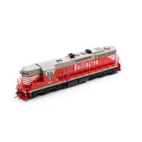 HO Rapido EMD SD9 (DC/DCC/Sound): Burlington (C&S): #837 - 50624