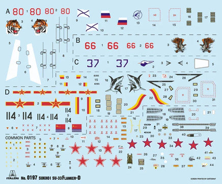 1/72 Italeri SU - 33D Flanker-D 197 - MPM Hobbies