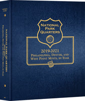Whitman Classic Coin Album - National Park Quarters: 2019-2021 (P, D, & W Mints) 4957